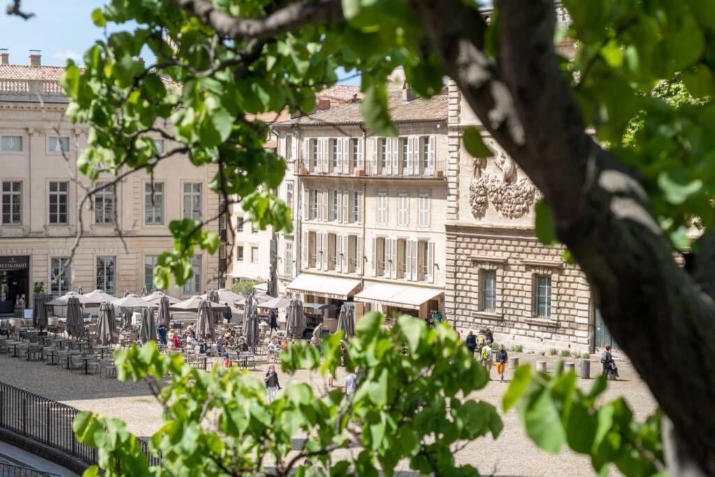 Bien D'Exception En Face Du Palais Des Papes Appartement Avignon Buitenkant foto